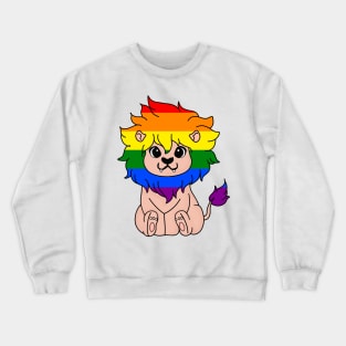 Rainbow Lion Crewneck Sweatshirt